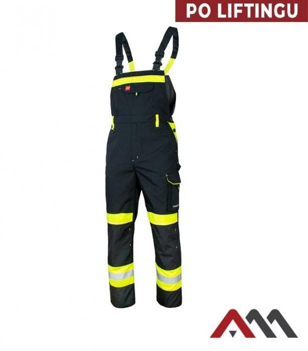 Classic-Vis NEW Yellow bib-pants / Black